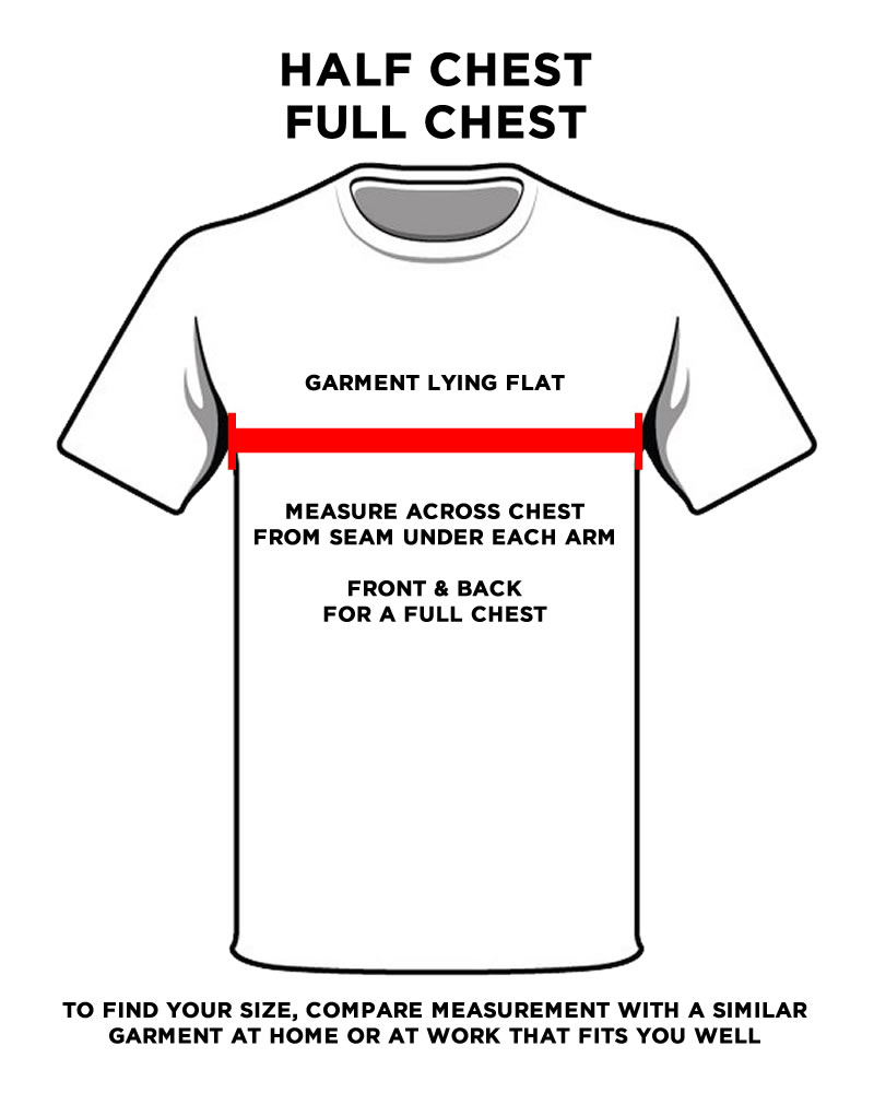Chest Measurement Chart A Visual Reference of Charts Chart Master